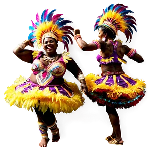 Joyful Carnival Dancers Png 06122024 PNG image