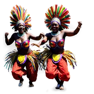 Joyful Carnival Dancers PNG Fxq54 PNG
