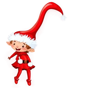 Joyful Elf Celebrating PNG 05232024