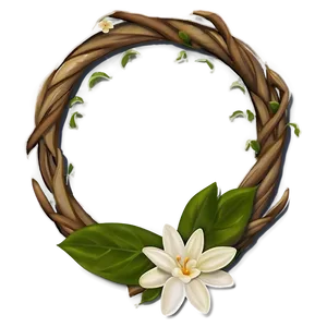 Joyful Jasmine Wreath Png 92 PNG image