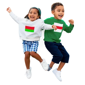 Joyful Kids Jumping PNG Fqu PNG
