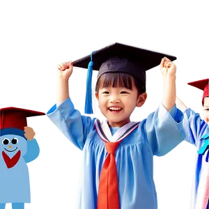 Joyful Kindergarten Graduation Celebration Png 06282024 PNG image