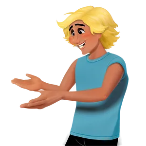 Joyful Man Cartoon Png 06272024 PNG image