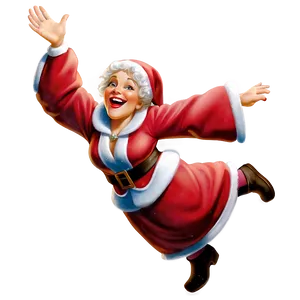 Joyful Mrs Claus Decoration PNG Wlr79 PNG