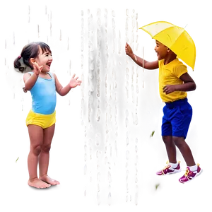 Joyful Play In Rain PNG 05242024 PNG