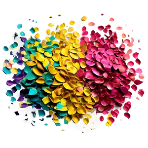 Joyous Confetti Colors PNG Isx9 PNG
