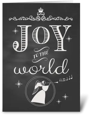 Joytothe World Chalkboard Art PNG