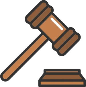 Judges Gavel Icon PNG image