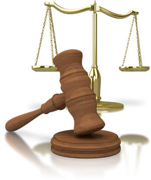 Judges Gaveland Scalesof Justice PNG