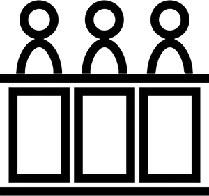 Judges Panel Icon PNG image