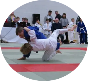 Judo Throw Competition PNG image