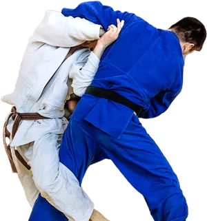 Judo Throw Technique Practice PNG