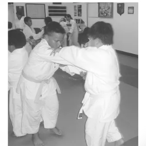 Judo Training Session Young Athletes PNG image