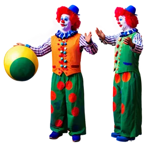 Juggling Clown Performance PNG 05232024