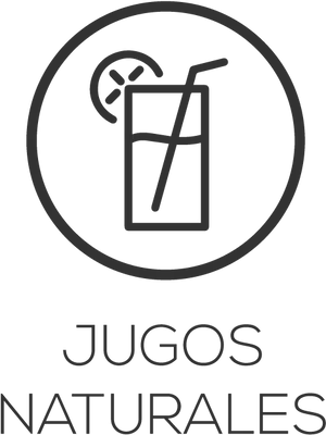 Jugos Naturales Logo Design PNG image