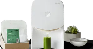 Juicero Machineand Packs PNG