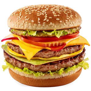 Juicy Big Mac Hamburger Png 05252024 PNG image