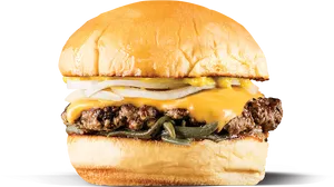 Juicy Cheeseburger Deluxe PNG image