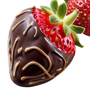 Juicy Chocolate Covered Strawberry Png 06272024 PNG image