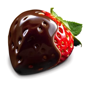 Juicy Chocolate Covered Strawberry Png Qcd1 PNG image