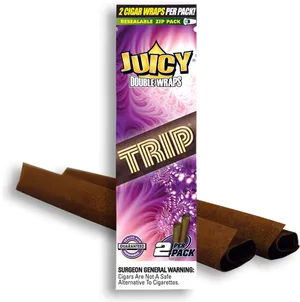 Juicy Double Wraps Trip Flavor PNG image