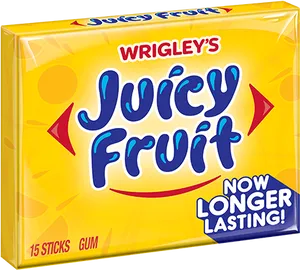 Juicy Fruit Gum Package PNG image