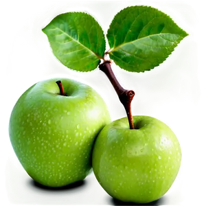 Juicy Green Apple Png 64 PNG image