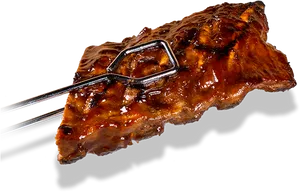 Juicy Grilled B B Q Ribs PNG image