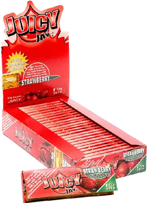 Juicy Jays Strawberry Flavored Papers PNG image