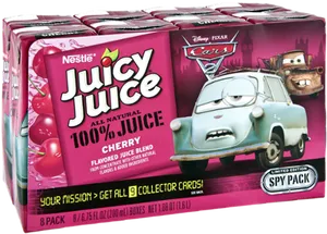 Juicy Juice Cherry Flavor Spy Pack PNG image