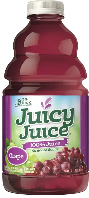 Juicy Juice Grape Flavor Bottle PNG image
