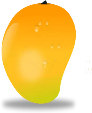 Juicy Mango Summer Clipart PNG image