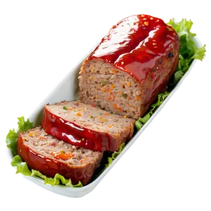 Juicy Meatloaf Meal PNG Dub