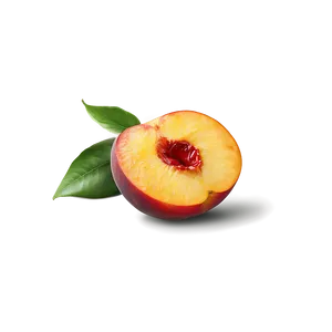 Juicy Nectarine Slice Png 11 PNG image