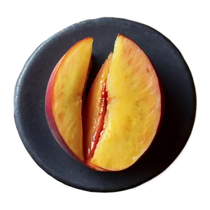 Juicy Nectarine Slice Png Khm89 PNG image