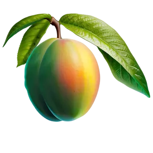 Juicy Peach Graphic PNG Iin