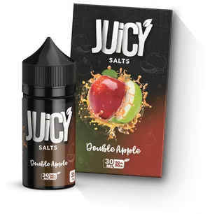 Juicy Salts Double Apple E Liquid Product PNG image