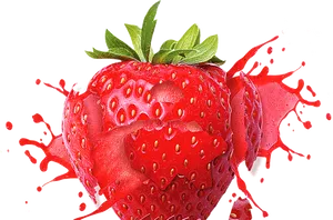 Juicy Strawberry Splash.png PNG image
