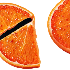 Juicy Tangerine Slice Png 06122024 PNG image