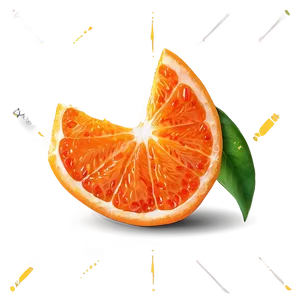 Juicy Tangerine Slice Png 06122024 PNG image