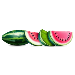 Juicy Watermelon Summer PNG 71