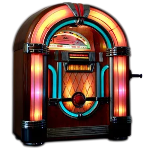 Jukebox At Retro Party Png 06112024 PNG image