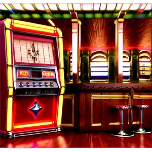Jukebox In Bar Scene PNG 06112024 PNG