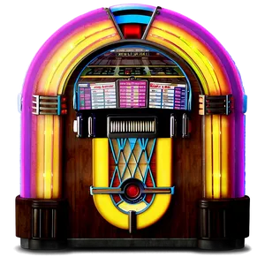 Jukebox In Record Store PNG 06112024 PNG