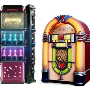 Jukebox In Record Store PNG Xye PNG