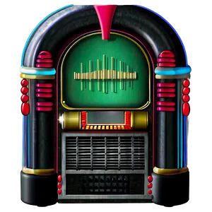 Jukebox With Christmas Decor PNG Qem22 PNG