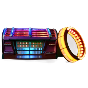 Jukebox With Glowing Lights PNG Ute85 PNG