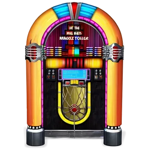 Jukebox With Karaoke Screen Png 06112024 PNG image