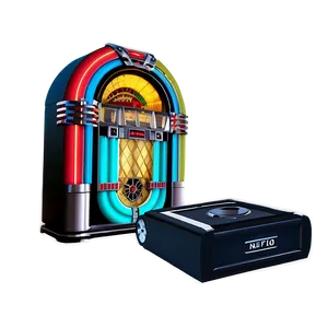 Jukebox With Karaoke Screen PNG Bqj