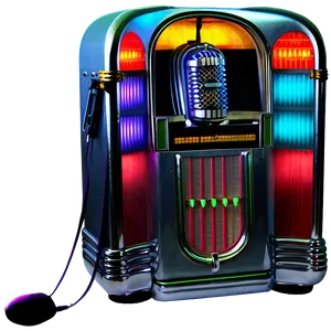Jukebox With Microphone PNG Pak5